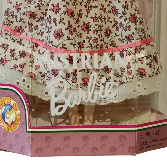 Austrian Barbie Dolls of the World Collector Edition #21553 Vintage 1998 NRFB - Picture 3 of 10
